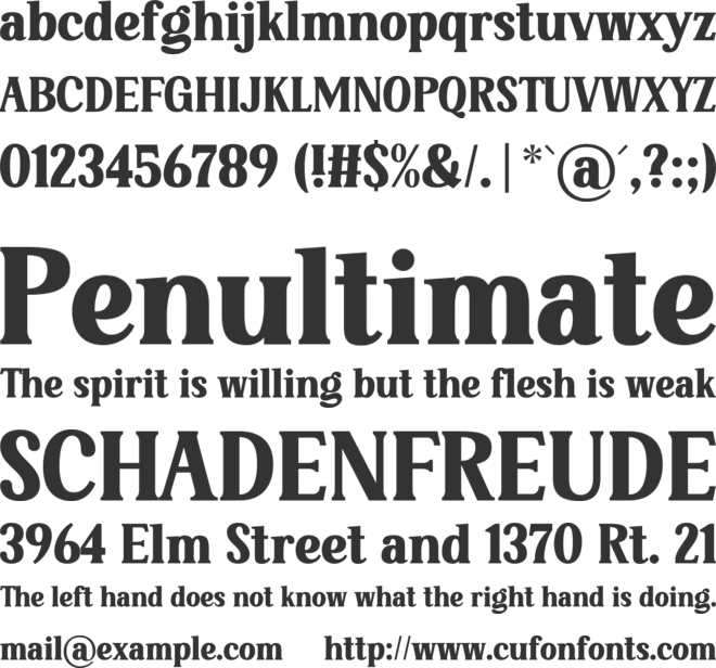 Couple Together font preview