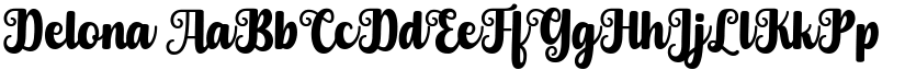 Delona font download