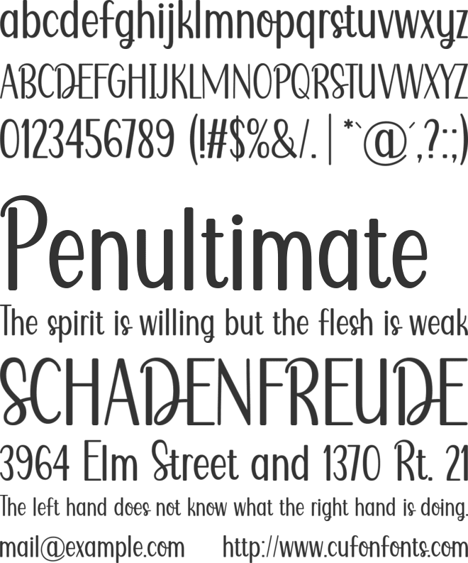 Daisy Story font preview