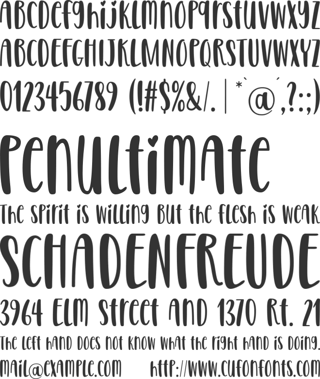 Flauryn font preview