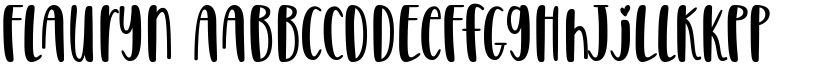 Flauryn font