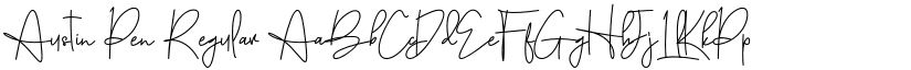 Austin Pen Regular font