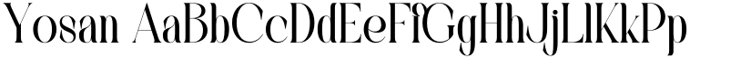 Yosan font