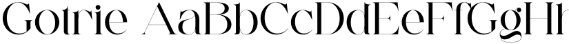 Gotrie font download
