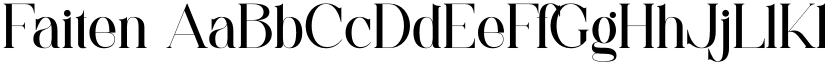 Faiten font