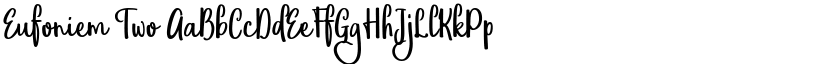 Eufoniem Two font