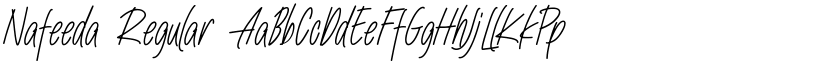 Nafeeda Regular font