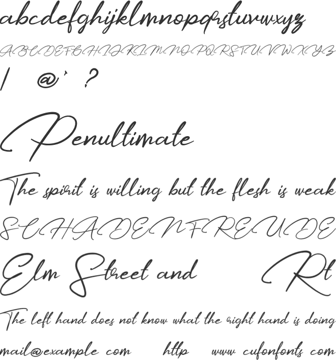 Karl Geoff font preview