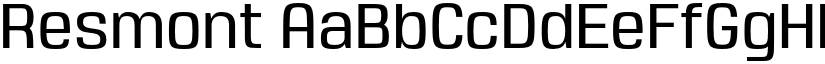 Resmont font download