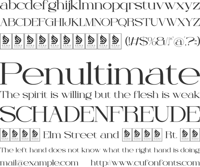 Orcars font preview