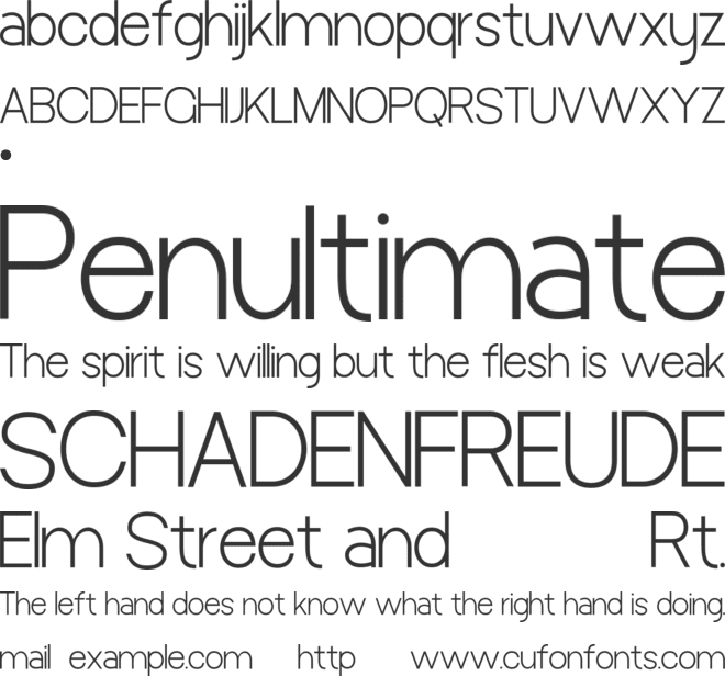 MAFFIDE font preview