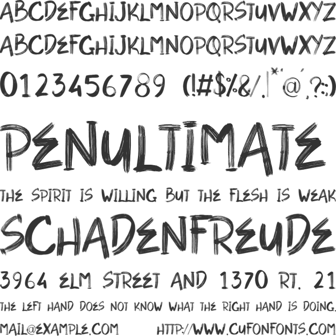 Jasperon font preview