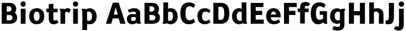Biotrip font