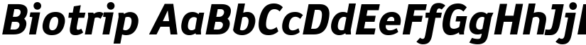 Biotrip font
