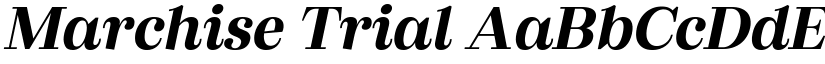 Marchise Trial font