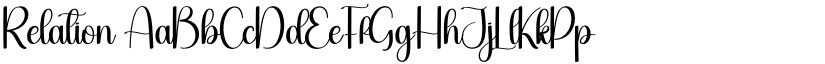 Relation font download