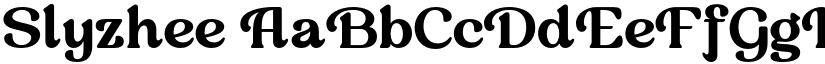 Slyzhee font download