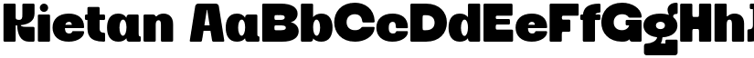 Kietan font