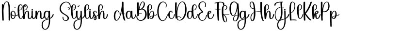 Nothing Stylish font download