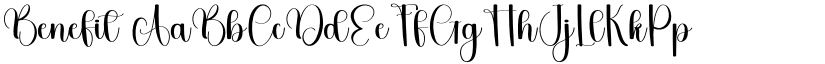 Benefit font