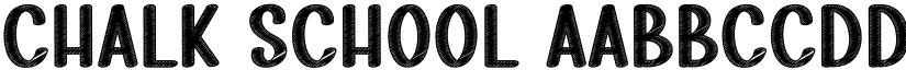 Chalk School font