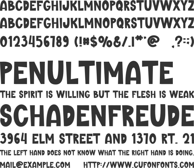 Hello Alphabet font preview