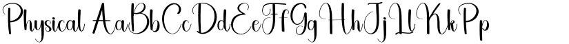 Physical font