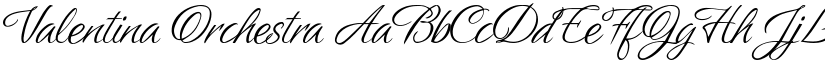Valentina Orchestra font