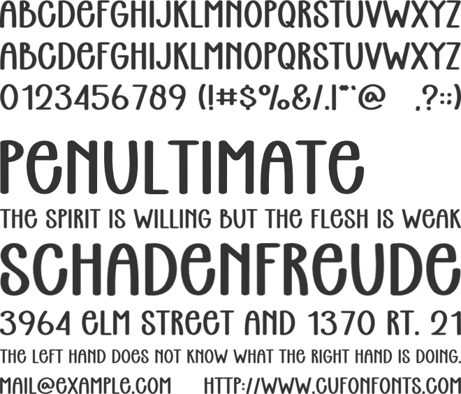 Vintage Romance font preview