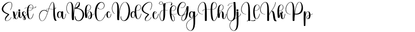Exist font download