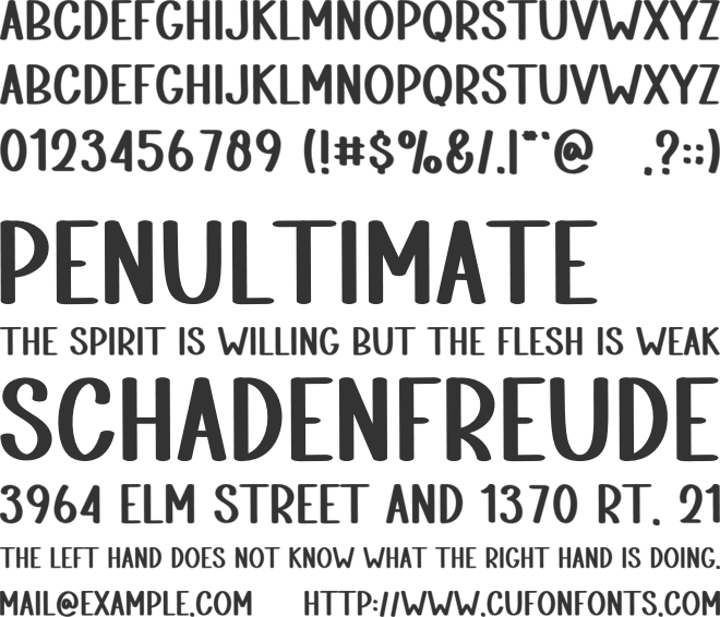 Hello Charm font preview