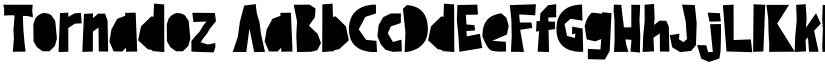 Tornadoz font