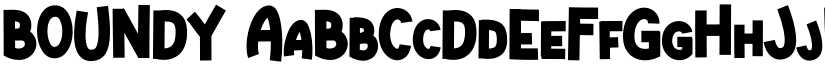 BOUNDY font download