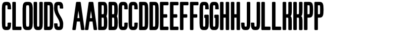 Clouds font