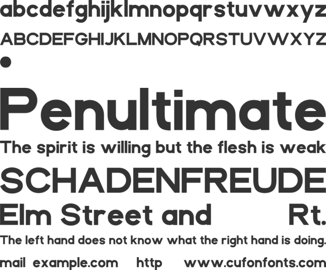 MORSEO font preview