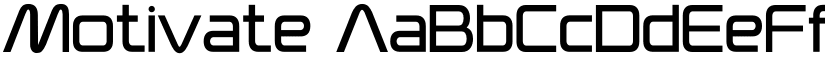 Motivate font download