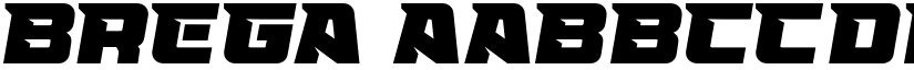 Brega font