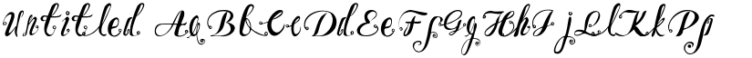 Untitled font