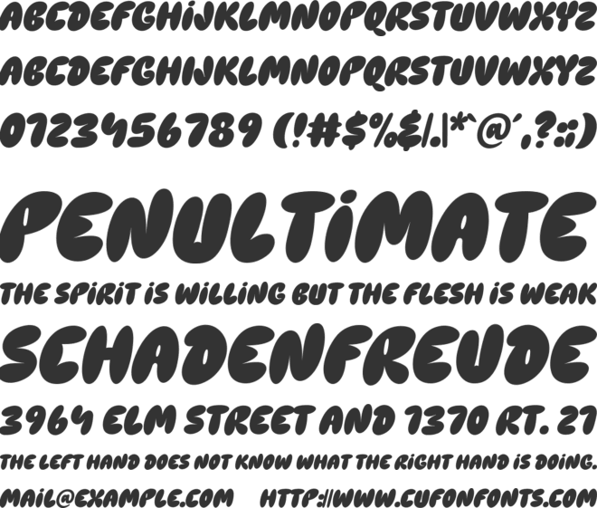 Defkins font preview