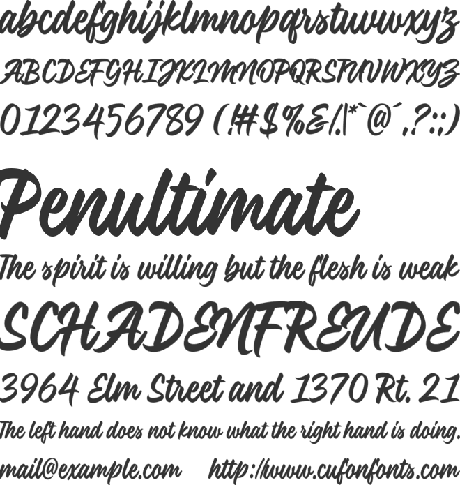Indian Dunes font preview