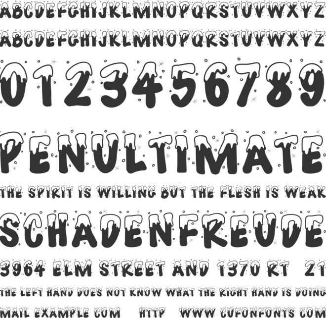 PWJoyeuxNoel font preview