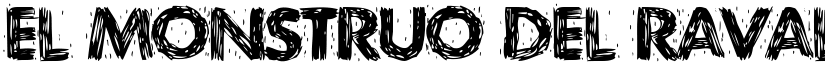 El Monstruo del Raval Regular font