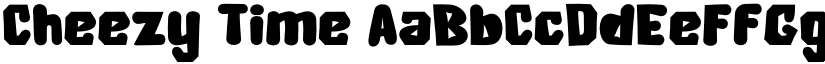 Cheezy Time font download
