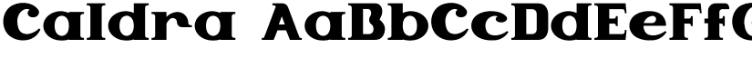 Caldra font download