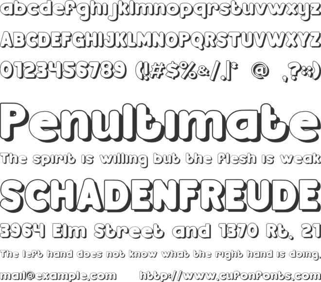 Bloksy font preview