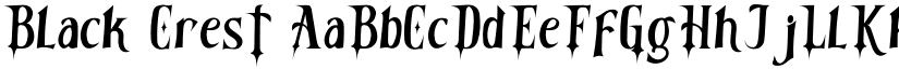 Black Crest font download