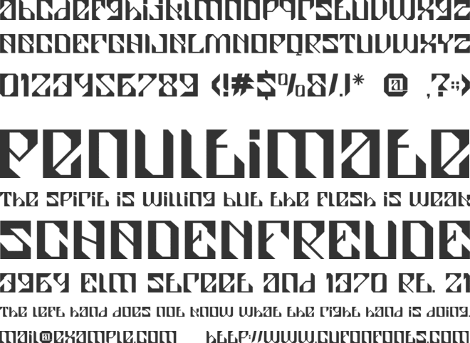 Cyber Pulse font preview
