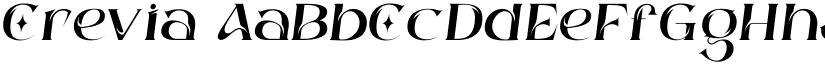 Crevia font