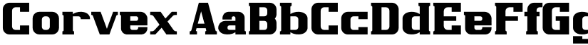 Corvex font download