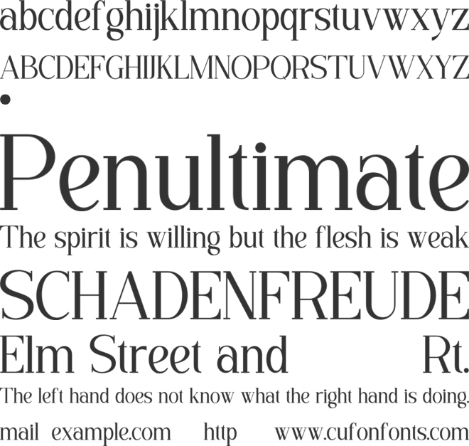 SEFIELY font preview